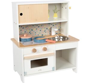 small foot Wooden kitchen Terrazzo